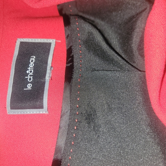 Le Chateau Red Fitted Blazer S - Picture 6 of 6